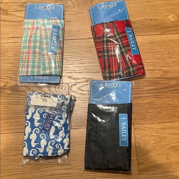 J. Bailey Other - J. Bailey Kids Plaid and Patterned Underwear - Red, Green, Blue, Black